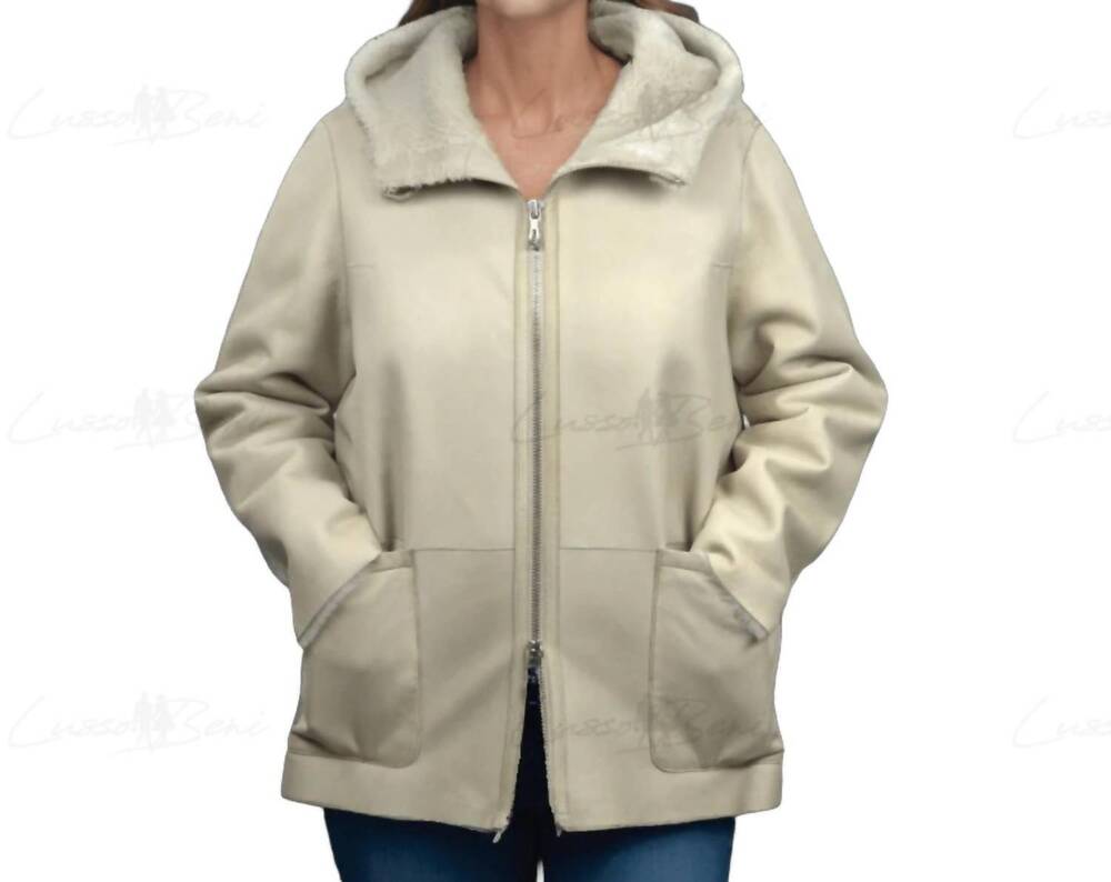 NEW LUSSO BENI motion jacket in beige